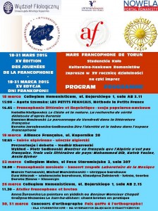 francophonie 2015 1